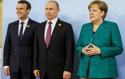 Меркель і Макрон проведуть переговори з Путіним