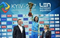 Украина стала первой на чемпионате Европы по прыжкам в воду