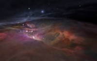 Полет сквозь туманность Ориона показали на 3D видео