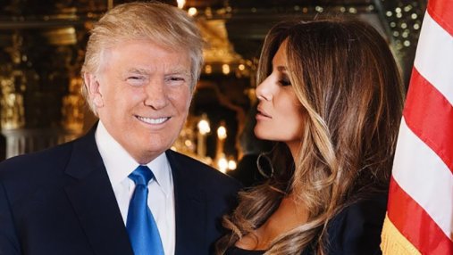 Мелания Трамп показала очаровательное фото с мужем
