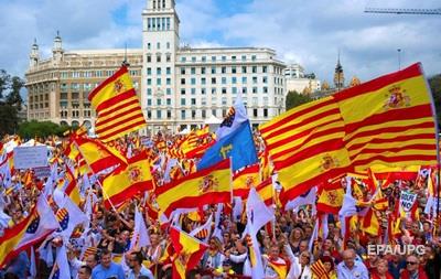 У Барселоні мітингували за єдність з Іспанією