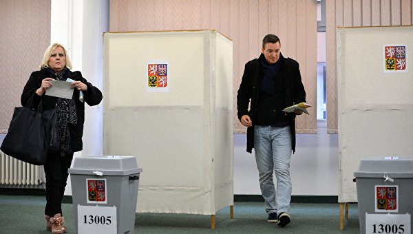 В Чехии завершился первый тур президентских выборов