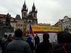 Акция памяти Героев Небесной Сотни прошла в центре Праги. ФОТО