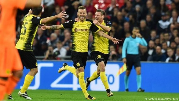 Футбол: Ярмоленко попал в десятку лучших игроков Бундеслиги