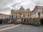 Папа Франциск приветствовал украинских военных на площади Святого Петра, - МИД. ФОТО