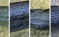 На Марсе найдены открытые залежи льда