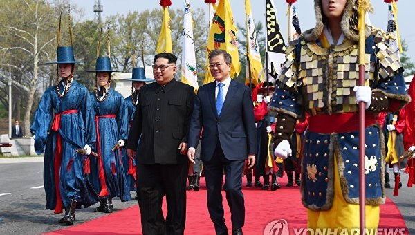 Ким Чен Ын сделал пафосное заявление по прибытии на корейский саммит
