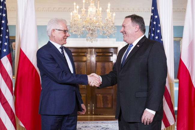 Глава МИД Польши встретился с госсекретарем США
